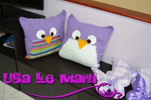 cuscino gufi