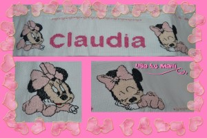 idee lenzuolino a punto croce disney