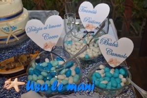 confettata tema mare