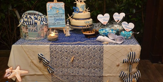 idee sweet table mare