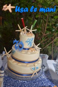 torta tema mare