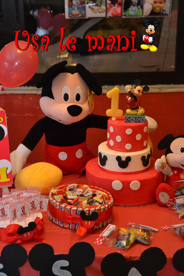 Decori Party Fai Da Te Topolino Mickey Mouse Party Diy Usa Le Mani