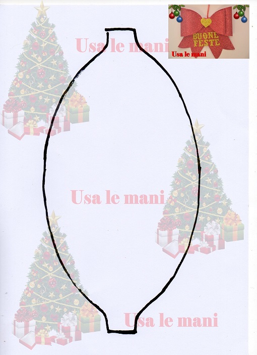 Fiocco Di Natale In Gomma Crepla Christmas Diy Usa Le Mani