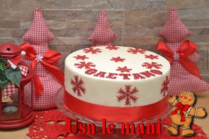 christmas birthday cake