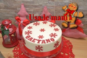 christmas birthday cake