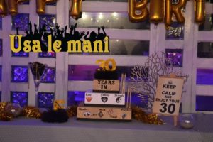 sweet table 30 compleanno