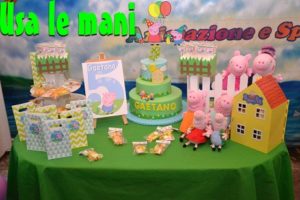 sweet table peppa pig