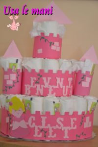 Castle Diaper Cake