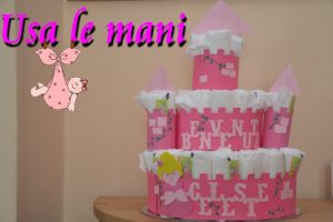 Castle Diaper Cake