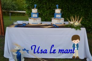 torta scenografica prima comunione