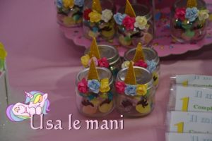 sweet table tema unicorno