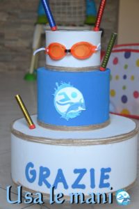 swimming pool cake
