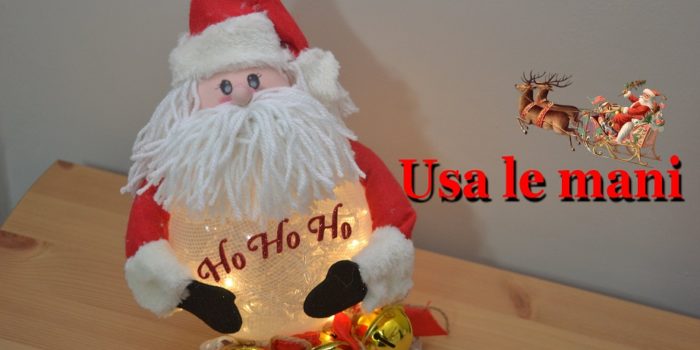 Babbo Natale Youtube Video.Natale Fai Da Te Lampada Di Babbo Natale Usa Le Mani