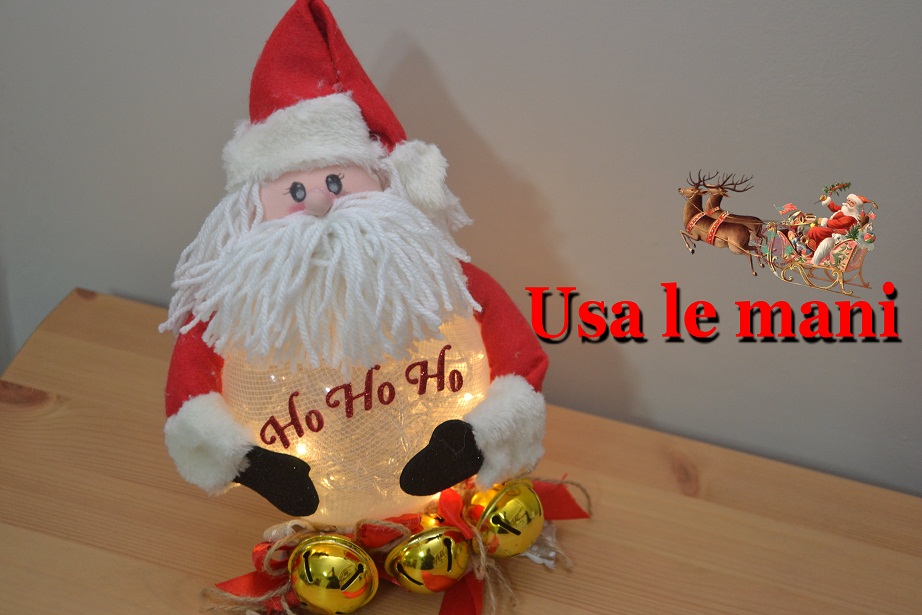 Immagini Natale Usa.Natale Fai Da Te Lampada Di Babbo Natale Usa Le Mani