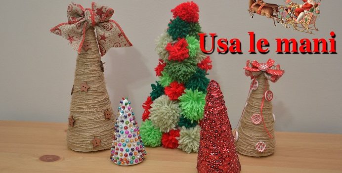 christmas polystyrene cones