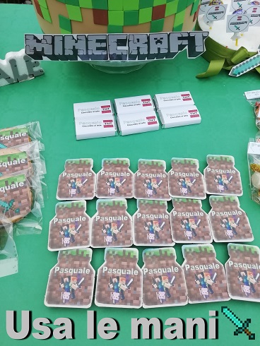 caramellata tema minecraft