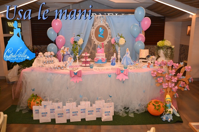 primo compleanno tema cenerentola