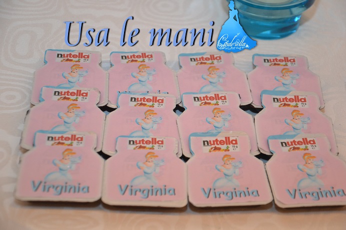 nutella con etichetta personalizzata