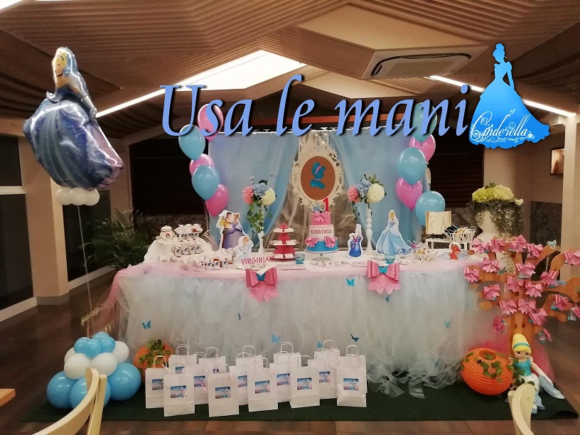 primo compleanno tema cenerentola