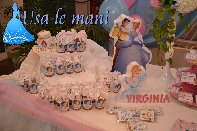 primo compleanno tema cenerentola