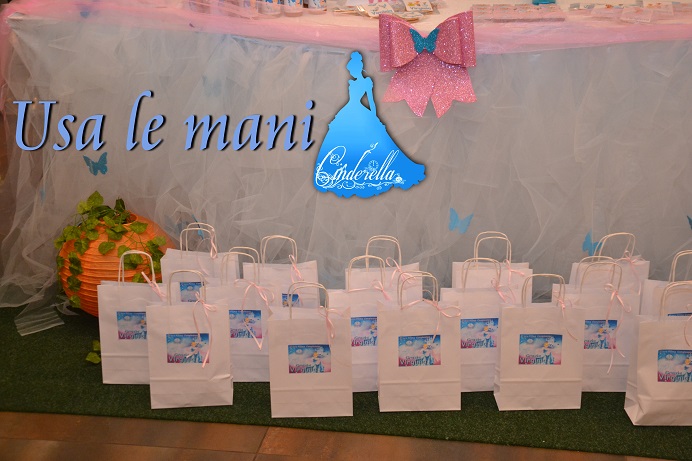 buste party con etichetta personalizzata