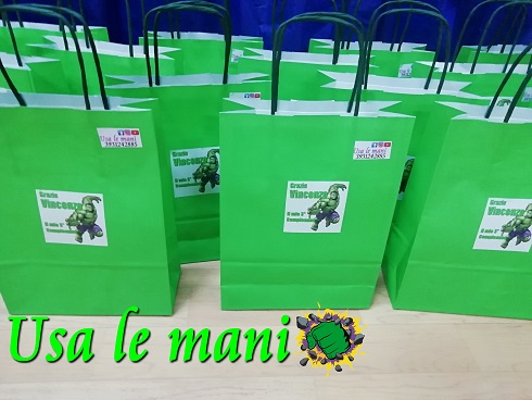 gadget compleanno tema hulk