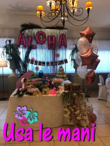 sweet table tema oceania