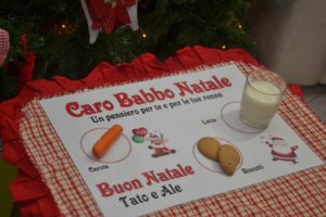 tovaglietta per babbo natale