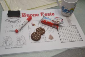 tovaglietta colazione di natale fai da te